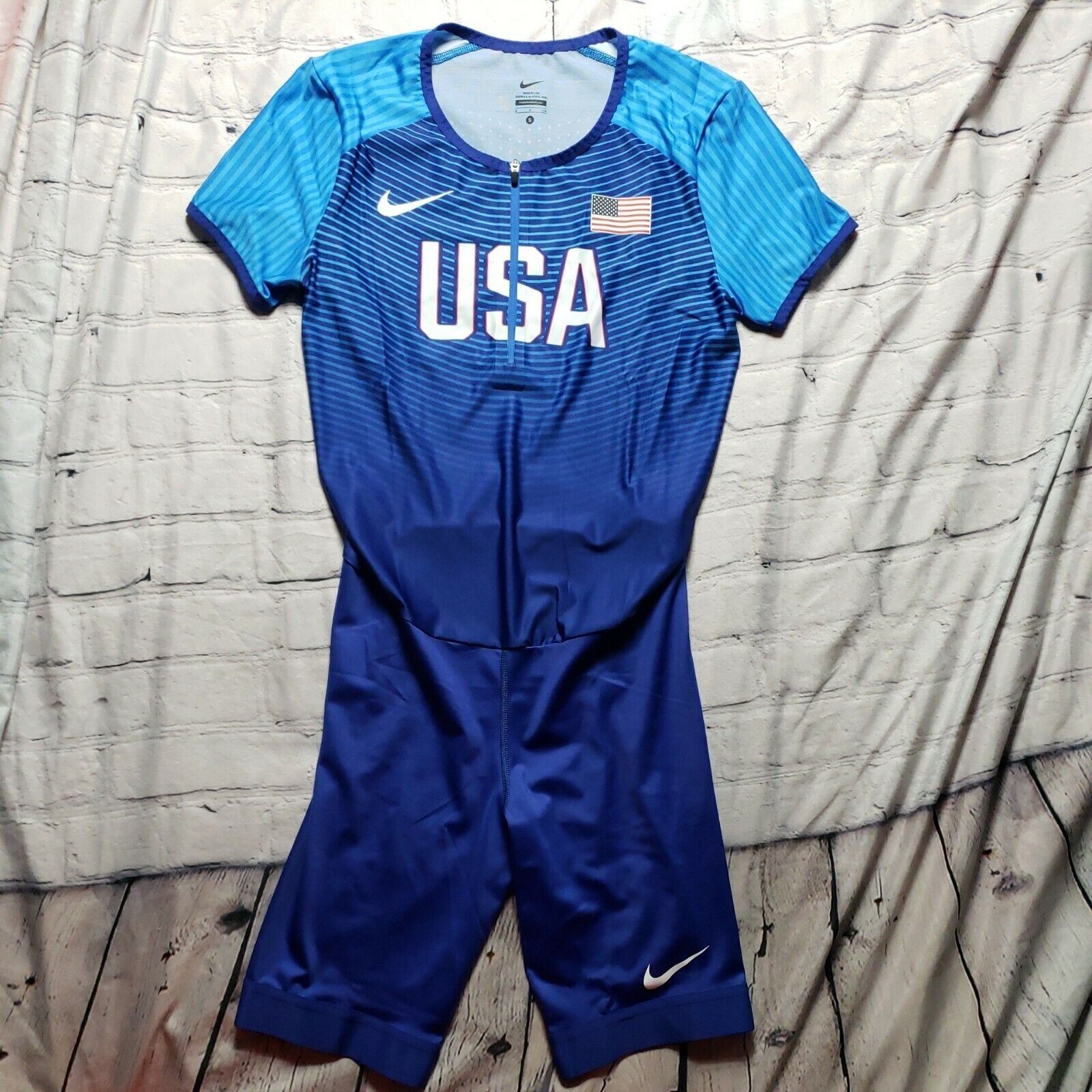 Nike Pro Elite USA Men Speedsuit Small brand new rare Track Field | eBay