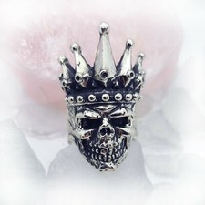Kings of King Skull Sterling Silver Ring
