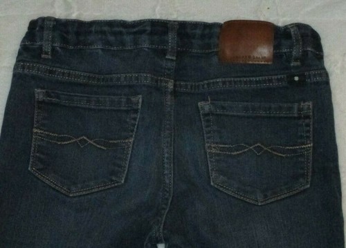 Lucky Brand Zoe Skinny Girl's 12 Regular Adjustable Waist Dark Wash Jean W26