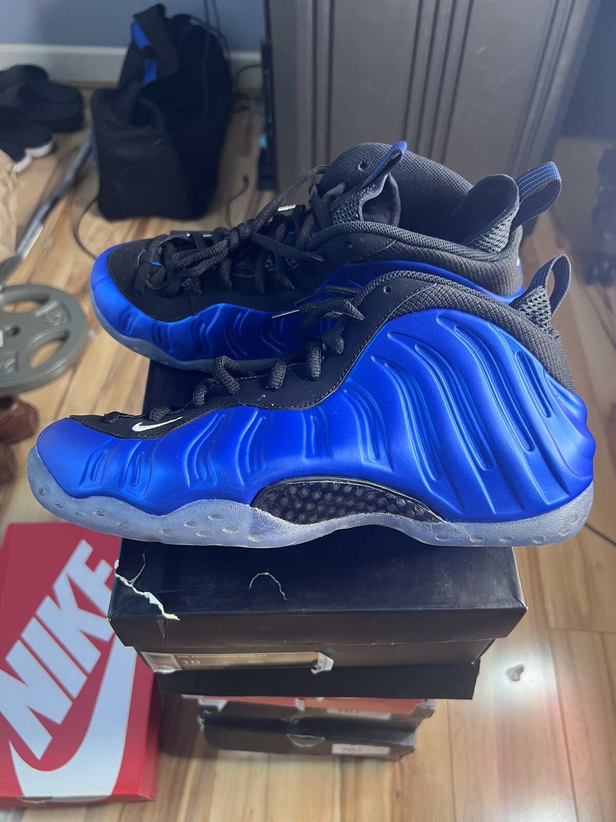 royal blue foamposites