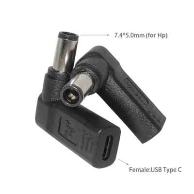 Laptop Netzteilanschluss DC Stecker USB Typ-C Buchse auf HP Stecke 7,4*5,0