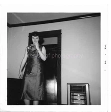 BLACK AND WHITE PHOTOGRAPH Original STUMBLED UPON SNAPSHOT 52 50 C