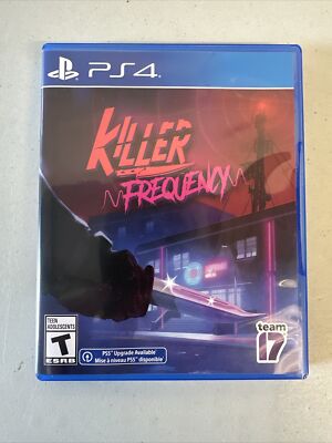 Super Rare! Killer Frequency - PS4 - OEM Case And Cover Art Only - No Game - US