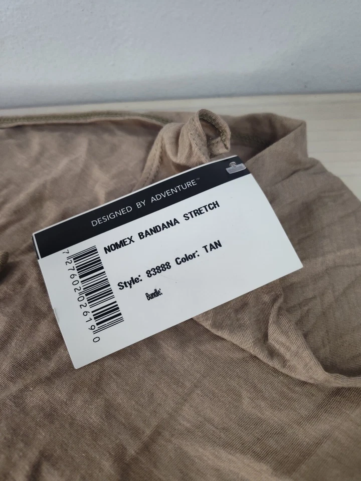 Outdoor Research Nomex Bandana Triángulo Elastizado Multiusos Bronceado Cubierta Foto 2 de 4