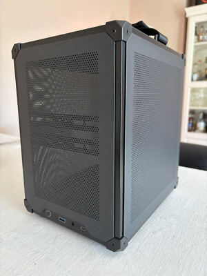 Jonsbo C6 Mid-Tower-Gehäuse - Schwarz mit Handle / Griff - top Zustand & OVP!