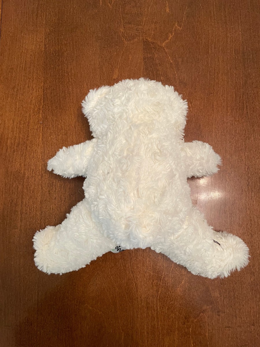 2001 The Bear Factory White With Brown Teddy Bear 9 in