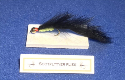 4 x Scotflytyer Black Bunny (B830 Größe 10 Kamasan Haken)