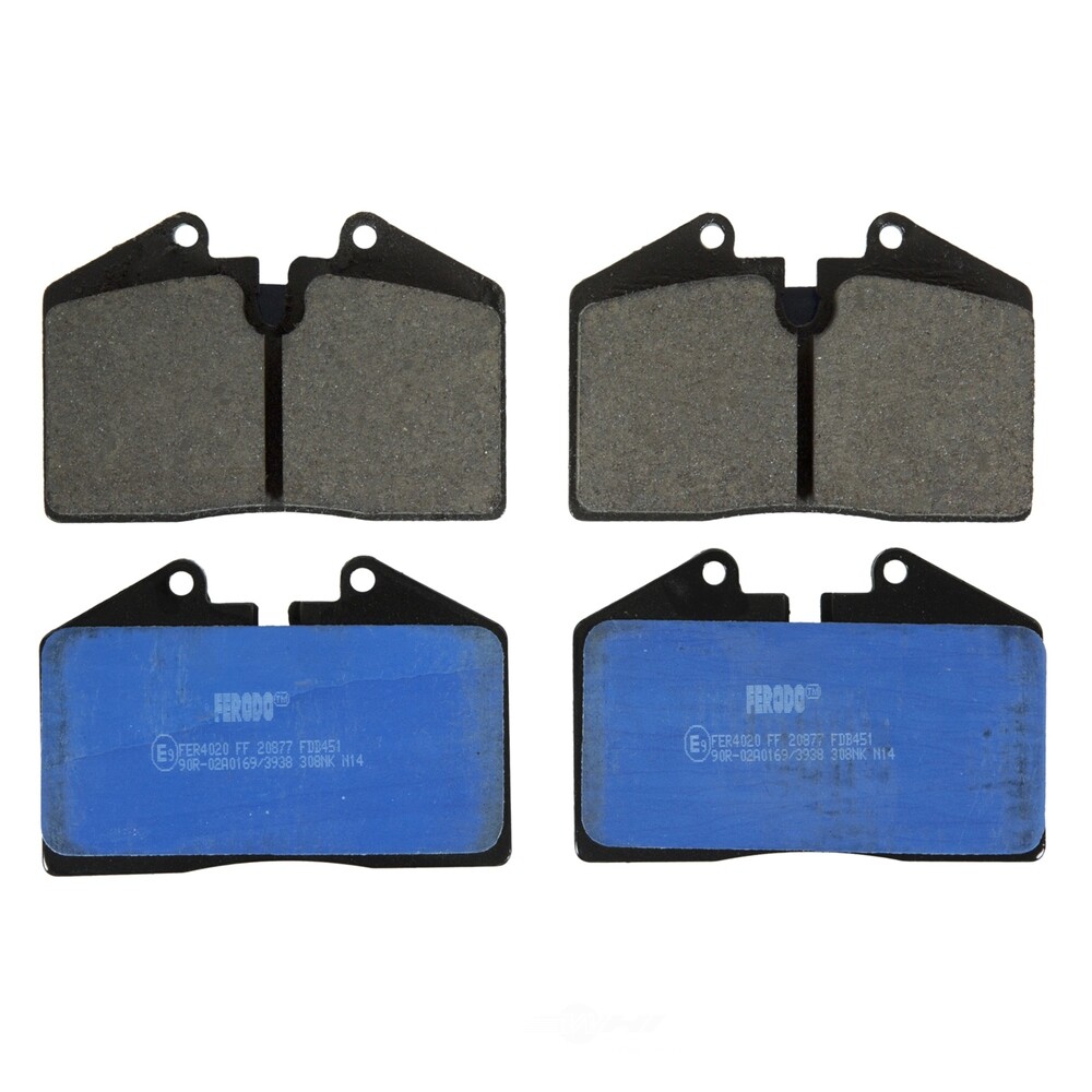 Ferodo FDB4945 Premier Eco Friction Brake Pad Set - Wear Indicator Rea - View #6