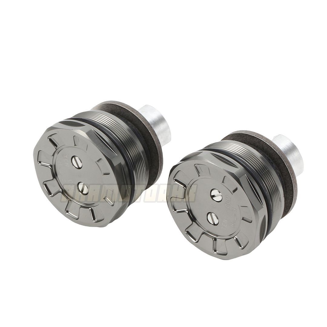 Preload Fork Caps Bolts Adjusters Plugs For Kawasaki Ninja ZX6R ZX