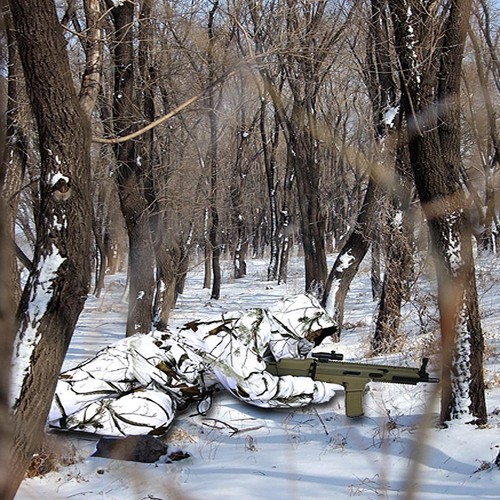 Camouflage Ghillie Suit Padded Jacket Pants Waterproof Winter Snow Field Bionic - Picture 4 of 9