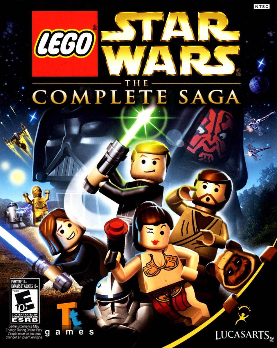Lego Star War Complete Saga XBOX 360 PS3 BOX ART Glossy