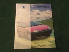 Mint 1999 Chevrolet Chevy Metro Sales Brochure 912
