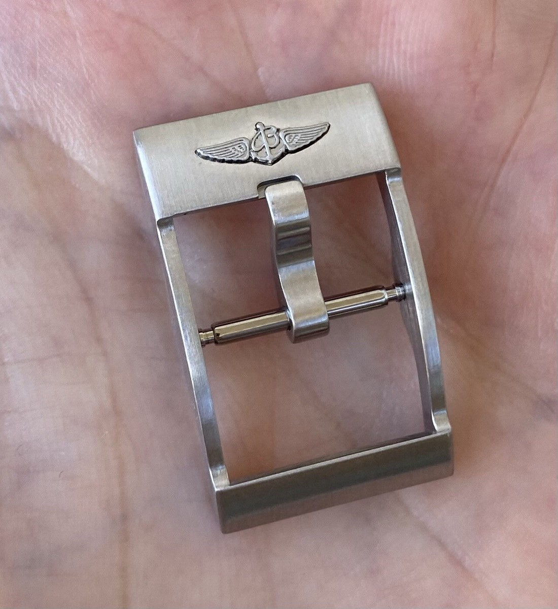 BREITLING ステンレススチール バックル Authentic New Breitling 16mm A16SS.1 Stainless Steel Double