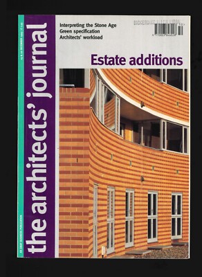 Architects Journal Magazine Back Issues 1993 culture, housing, climate