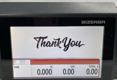 Replacement BIZERBA 7'' Customer  Display Panel Screen for XC 100/400/800