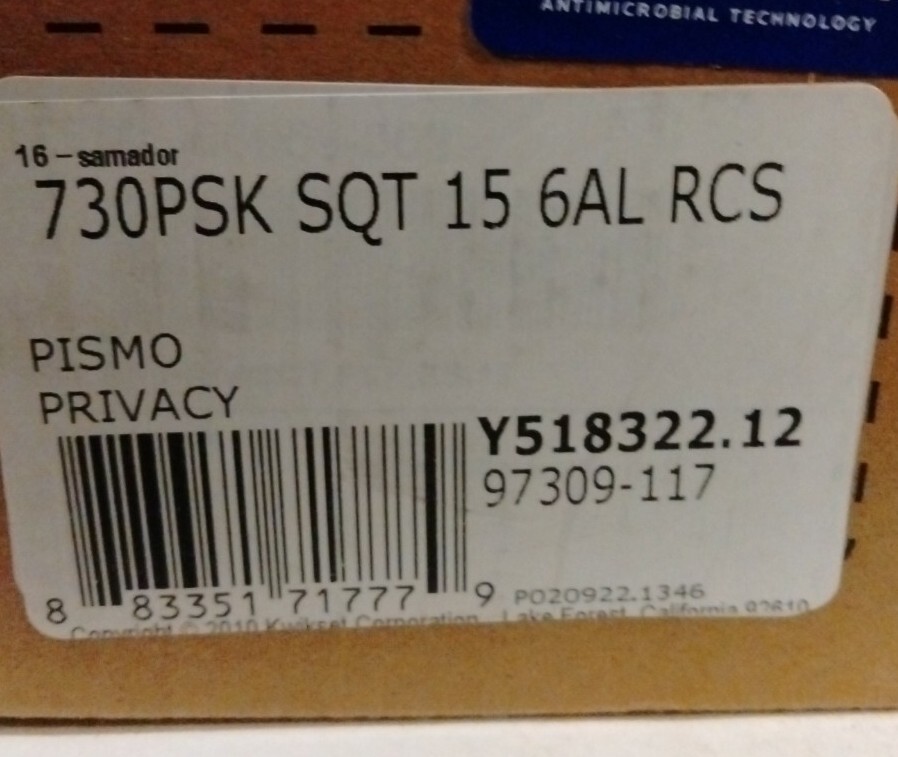 Kwikset 730PSKSQT-15 Pismo Privacy Door Knob Set for Enhanced Security-image