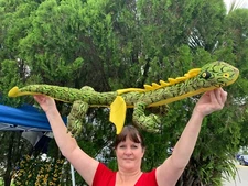 ULTRA RARE Fun Express Winged Dragon 43" Plush Stuffed Animal Toy