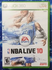 NBA Live 10 Xbox 360 Replacement Case ONLY NO GAME NO MANUAL GC  NO STICKER