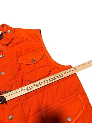 Vintage Polo Ralph Lauren Fireman Clasp Insulated Down Vest 2XL