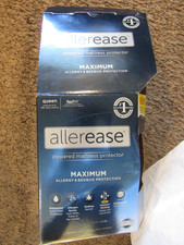 AllerEase Maximum Allergy  Bedbug White Zippered Mattress Protector Waterproof