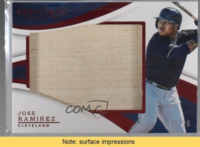 2018 Panini Immaculate Jumbo Bats Red 11/25 Jose Ramirez #JB-JR READ s3g