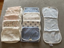 KeaBabies boy and girl 100 cotton burp cloths - set of 10 BRAND NEW NEVER USED