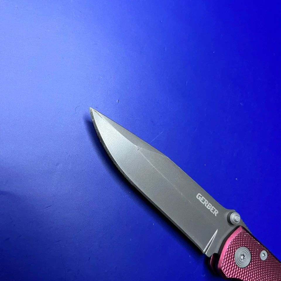 Gerber Air Ranger Pocket Knife Red Aluminum Scales - Image 2 of 4