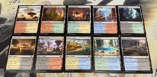 MTG Dual Land - Outlaws of Thunder Junction - Damage Desert Set - EDH  Commander