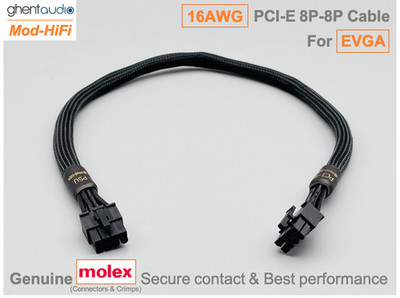 16AWG PCI-E GPU 8P Cable for EVGA SuperNOVA P3 1200W 1000W -70cm/27inch