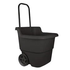 15-gal Lawn & Garden Cart Durable Resin Material for Yard Landscaping Gardening