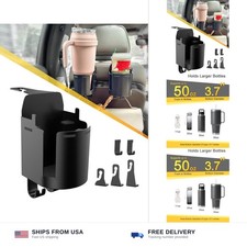 Headrest Cup Holder for Back Seat, Stable Spill-Resistant Drink Holder with H...