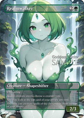 MTG - Realmwalker - Fanart Borderless Style - EDH / Playtest