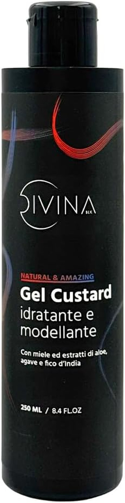Gel Modellante Ricci Afro Divina BLK | Effetto Naturale Anti-Crespo