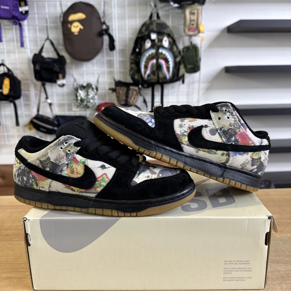 Nike SB Dunk Low x Supreme Rammellzee for Sale | Authenticity