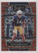 2022 Panini Select Draft Picks Concourse Red Lazer Prizm Kyle Hamilton #21 0x3i