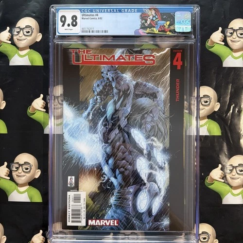 The Ultimates #4~CGC 9.8~🏷️Custom THOR Label🏷️~🔥HIGHEST GRADE🔥TOP POP🔥