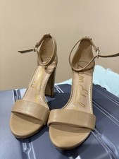 Sam Edelman Womens Beige Leather