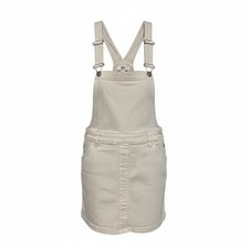 True Craft Girls Overall Dress Light Beige / Stone Adjustable Straps Size 12