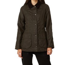 BARBOUR Veste Femme Classic Beadnell Wax LWX0668OL71 Olive Casual Élégante
