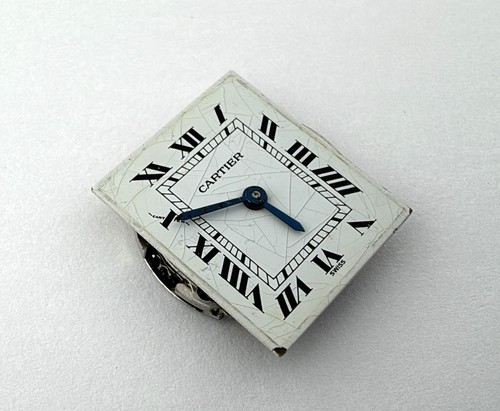 Vintage CARTIER 78-1 Manual Movement with White Tank Roman Dial & Hands