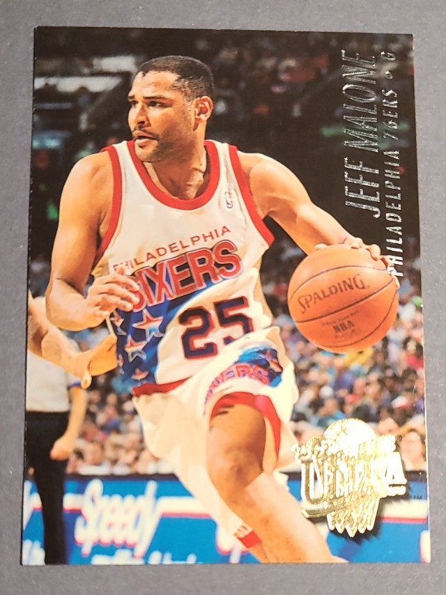 1994 95 Ultra Jeff Malone Philadelphia 76ers #141
