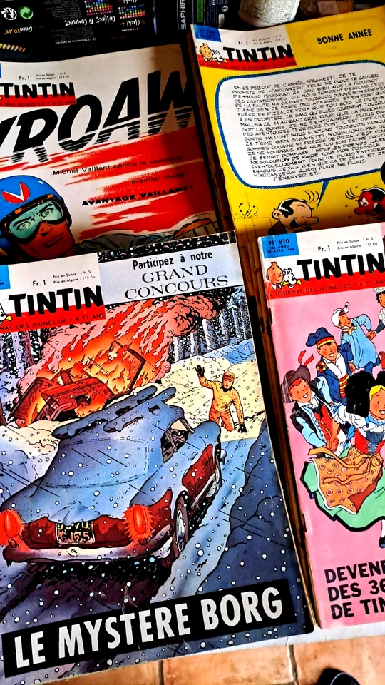LE  JOURNA L DE  TINTIN . ANNÉE  1964  COMPLETE.  52 NUMEROS. bon état - Photo 2/4