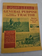 John Deere General Purpose Two Cylinder Tractor Book 