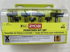 RYOBI A9FS7 Forstner Bit Set 7 Pieces  With Hard Case 