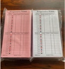 Progressive Whist Score Cards - Packs of 100 in Pink or White (CCS)