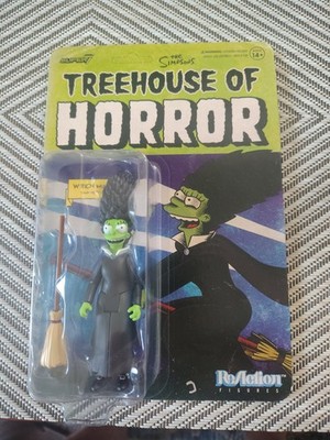 Super7 ReAction Witch Marge The Simpsons Action Figure 3 3/4'' Treehouse Broom