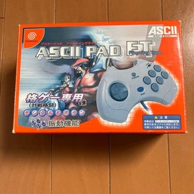 Dreamcast  Controller Ascii Pad Ft Asc-1301P Vintage SEGA JPN Limited Edition Ra