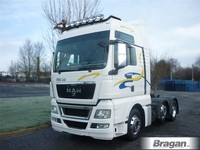 Dach Spot Lichtleiste FüR MAN Tgx Euro6 2015 + Xlx Cab Edelstahl Vorne Schwarz
