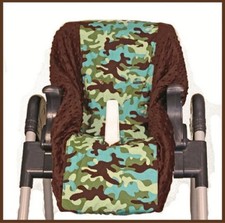 Messy Monkey Fashionable High Chair Slip Cover - Fits Most Standard High Chairs