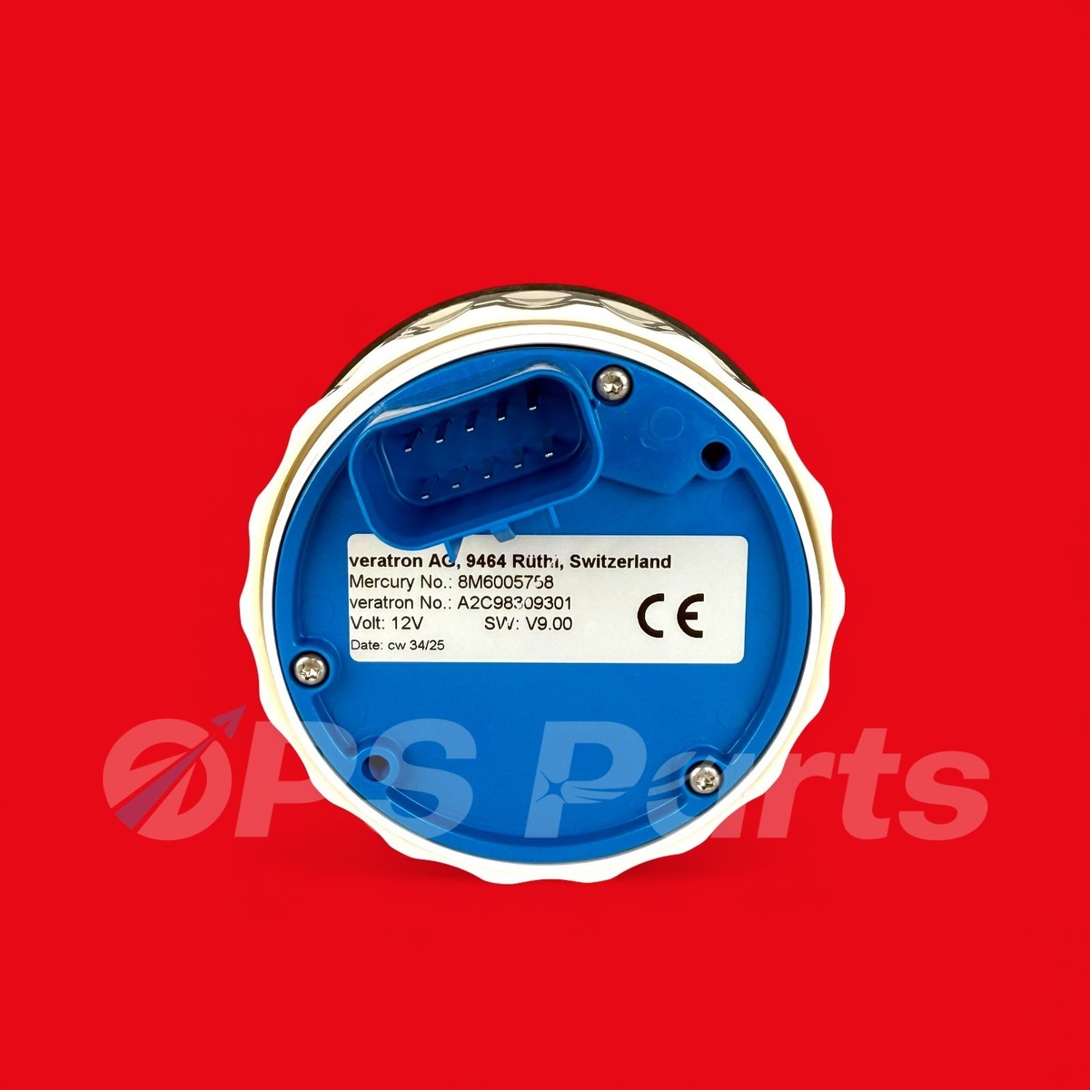 Mercury SmartCraft SC1000 Tachometer/ Speedo Kit | White | 79